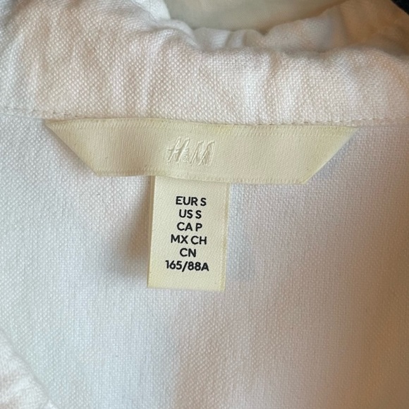 H&M White Button-Up Shirt - Picture 3 of 7